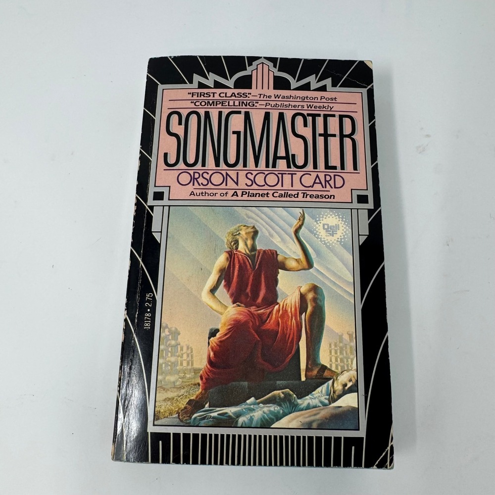 Songmaster Orson Scott Card Novel 1978 Science Fiction Book Excellent Condition